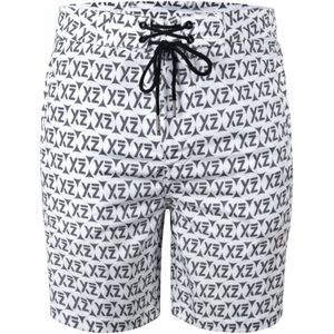 YEAZ Zwemshorts 'Dazzers'  grijs / wit
