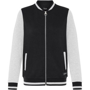 Oxmo Sweatvest ' OXONANA SWEAT JACKET '  zwart