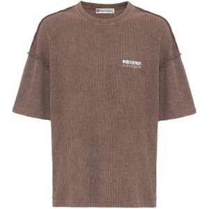 Dandalo Shirt  chocoladebruin / wit