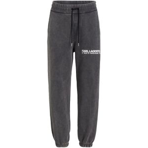 Karl Lagerfeld Broek  zwart / wit