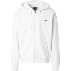 HUGO - DAPOZIP - Sweatjack - Effen - Relaxed Fit - Puur Katoen