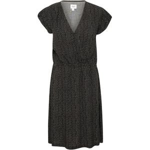 SAINT TROPEZ Jurk 'Edua'  grijs / zwart