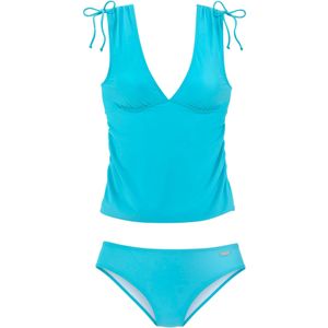 Look - Tankini - Turquoise - Zonder Beugels - Verwijderbare Softcups