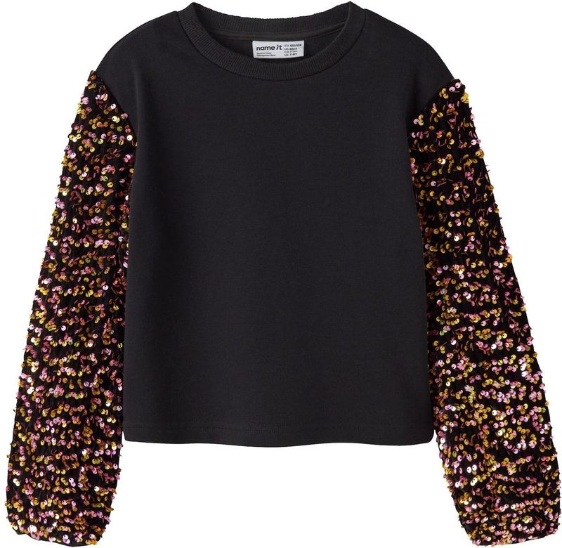 Pailletten Sweatshirt - O-hals - Lange Mouwen - Loose Fit