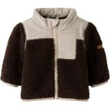 NAME IT - Teddy - Jas - Lichte Stof - Hoge Opstaande Kraag - Lange Mouwen