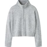 LMTD Gebreid vest  grijs gemêleerd