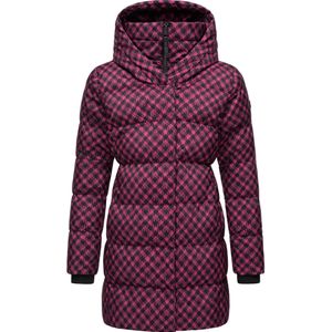 Ragwear Wintermantel 'Niara'  magenta / zwart