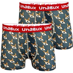 Unabux - Boxerbrief - Zwart - Wit - Rabbit