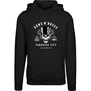 F4NT4STIC Sweatshirt 'Guns 'n' Roses Whiskey Label'  zwart / wit