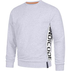 INDICODE JEANS Sweatshirt 'Nilon'  grijs / zwart / wit