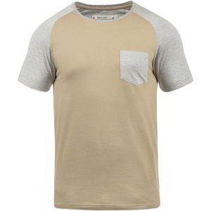 INDICODE JEANS Shirt 'Gresham'  beige / grijs