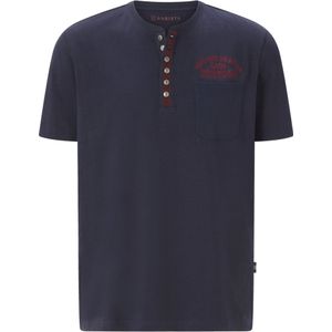 NICOSTILO - T-shirt - Donkerblauw - Katoen - Met Steekzak