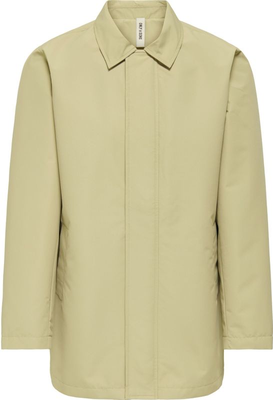 Onshall - Jas - Gespreide Kraag - Ritssluiting - Polyester Voering