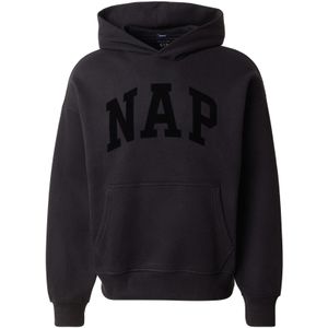 GAP Sweatshirt 'NAP'  zwart