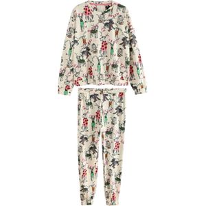 Next Pyjama  crème / grijs / groen / pink