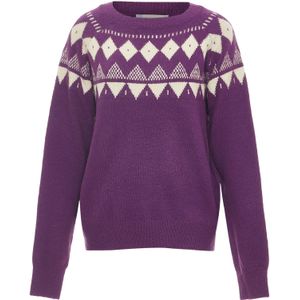 ebeeza Trui  beige / lila