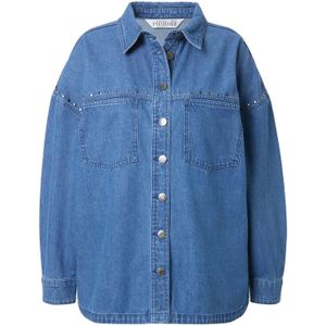 Studio Untold Blouse  blauw denim