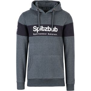 SPITZBUB Sweatshirt 'Ludis'  grijs / zwart / wit