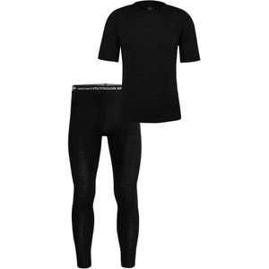 normani Sportpak  zwart gemêleerd / wit