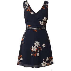 ABOUT YOU Zomerjurk 'Sila'  donkerblauw / oranje / poederroze / wit