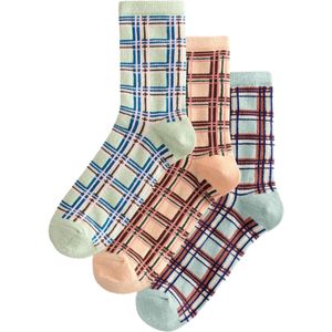 Next Sokken  lichtblauw / donkerbruin / pastelgroen / pasteloranje