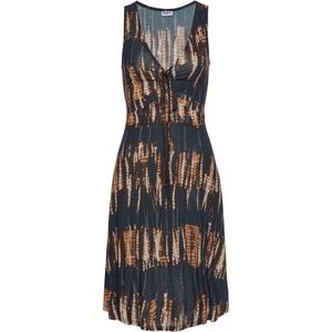 Jerseyjurken - Marine - Met All-over Print en Striklint