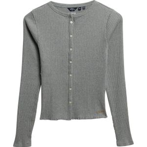 Superdry Gebreid vest  grijs