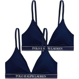 Polo Ralph Lauren BH 'Polo Essentials'  navy / wit