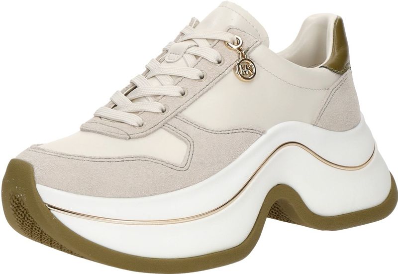 Michael Kors - Arla - Leren Pantoffels - Bruin - Vetersluiting - Casual