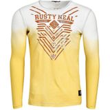 Rusty Neal - Lang Shirt - Gewassen - Slim Fit - 100% Katoen