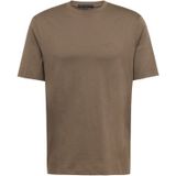 DRYKORN - Raphael - T-shirt - Olijfgroen - Jersey, Ronde Hals, Kwartmouw