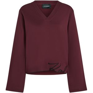 Karl Lagerfeld Sweatshirt  bordeaux