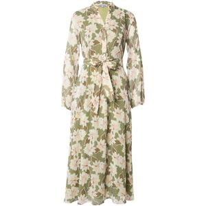 MORE & MORE Blousejurk  lichtbeige / bruin / pastelgroen / rosa