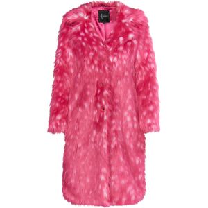 faina Wintermantel  magenta / wit