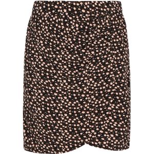 myMo - Wikkelrok - Bloemenprint - Normale Pasvorm - Minilengte - Fashion Look Collectie