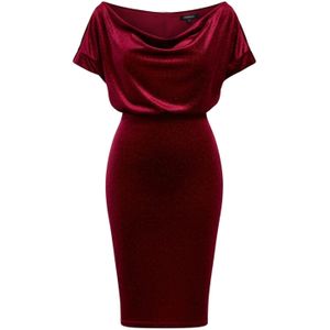 GODDIVA Jurk  donkerrood