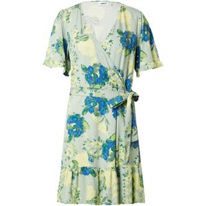 Moves Jurk  blauw / pasteelgeel / groen / mintgroen