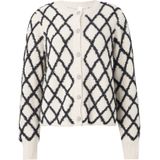 Yas - Zigly - Gebreid Vest - Ronde Hals - Lange Mouwen - Regular Fit