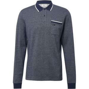 s.Oliver Shirt  donkerblauw / blauw gemêleerd / wit