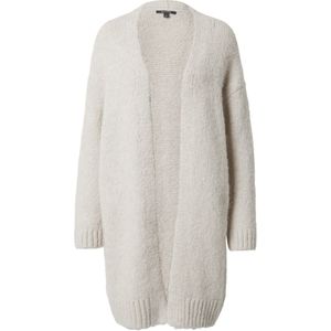 COMMA - Gebreid Vest - Beige - Losse Pasvorm - Lange Mouw