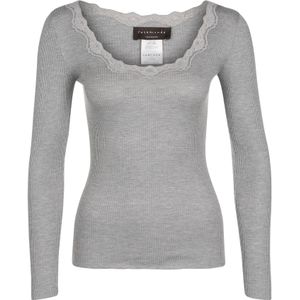 rosemunde Shirt  grijs gemêleerd