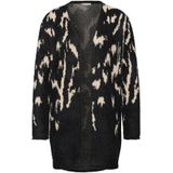 Street One Dames Zacht jacquard vest in Grijs, in size: 34