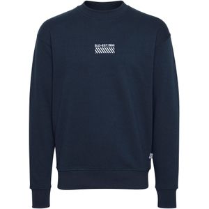 !Solid Sweatshirt 'Rubio'  donkerblauw / wit