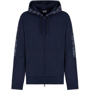 EA7 - 7M000209_AF12660 - Sweater - Navy Melange - Katoen