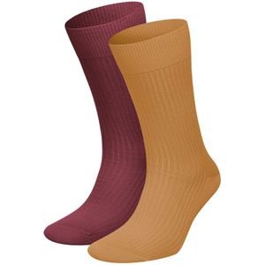 DillySocks Sokken  lichtbruin / bordeaux