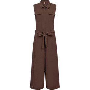 Soyaconcept Jumpsuit 'INA'  donkerbruin