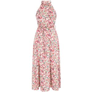 IZIA Zomerjurk  aqua / rood / wit