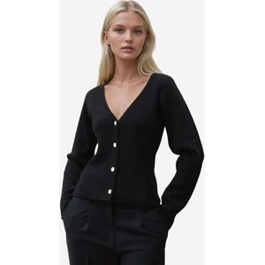 Hiccup Gebreid vest  zwart