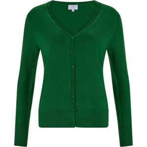 CASH-MERE.CH Gebreid vest  donkergroen