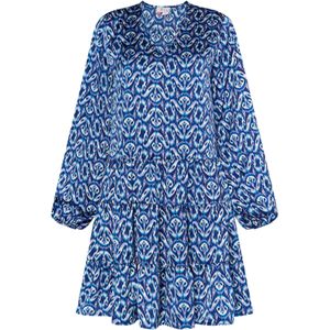 IZIA Zomerjurk  lichtblauw / donkerblauw / orchidee